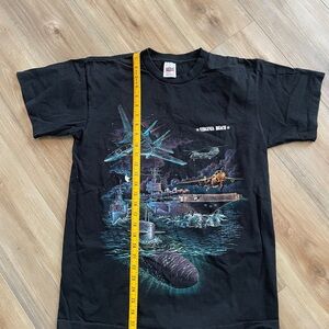 Black Aviation Graphic Tee